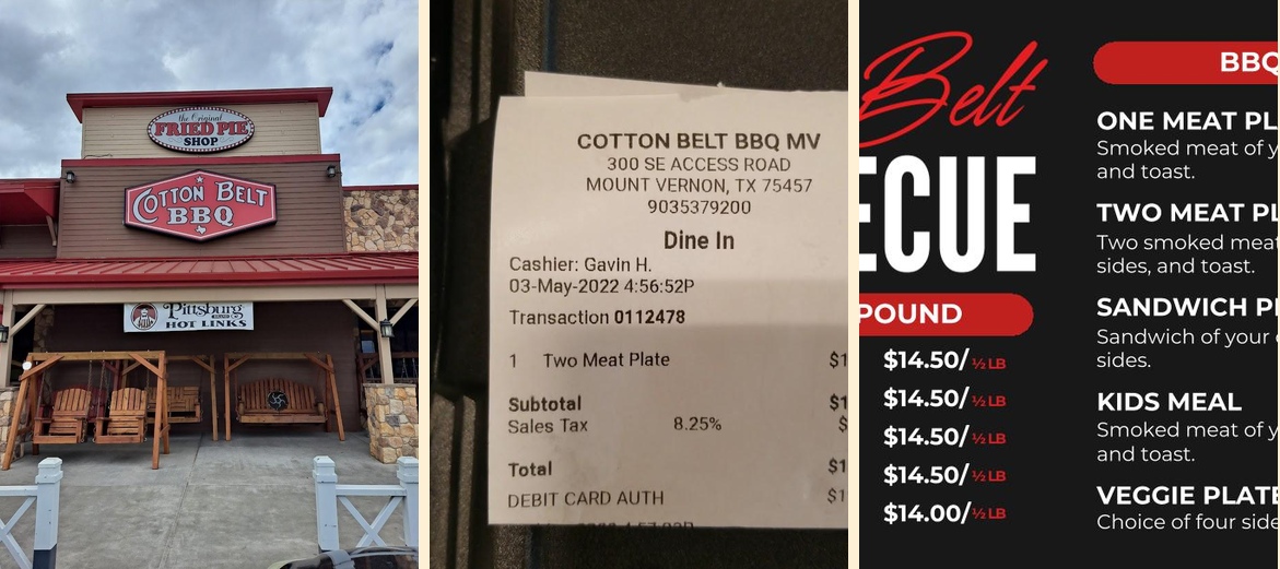 Cotton Belt BBQ Mt Vernon